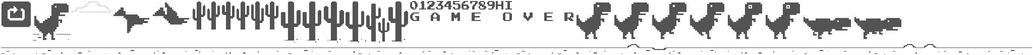 Dino Chrome Online Game Sprite 2